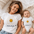 thumbnail image 5 of Mama Mini Daisy Shirt, Matching Mom And Baby Outfit, Mother Daughter Matching Tee, Floral Mama Shirt, New Mom Baby Shower Gift, 5 of 7