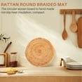 thumbnail image 2 of 4 Pcs Rattan Trivets for Hot Dishes-Insulated Hot Pads, Pot Holder for Table,Heat Resistant Mats for Kitchen, 2 of 2