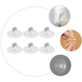 thumbnail image 4 of UPOUART 6 Pcs Poignées de Porte en Acrylique Blanches pour Garde-Robes et Placards avec Qualité Autocollante, 4 of 8