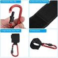 thumbnail image 5 of Uxcell Shopping Bag Hook, 2Pack Organizer Hook Clips Adjustable Hooks Metal Hook with Non-Slip Nylon Straps Red, 5 of 6