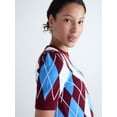 thumbnail image 4 of Free Assembly Women's and Women's Plus Crewneck Sweater with Short Puff Sleeves, Sizes XS-4X, 4 of 5