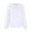 White, variant on WTXUE Long Sleeve, Women'S Sports Sweatshirt Basic Solid Color Pullover Casual Top, Workout Tops, T-Shirts (White, L)
