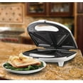 thumbnail image 3 of Brentwood Stainless Steel Sandwich Maker, 3 of 6
