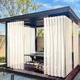 thumbnail image 4 of IPEWLEX Waterproof Outdoor Curtain, Transparent Screen for Patio, UV Resistant, Easy Clean, Various Colors, 4 of 6