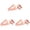 A6, variant on Swim Nose Clip Swimming Nose for Swimming Clip Latex Gel Nose Plugs for Swimming Swimmer Accessories for Older Kids, Beige