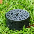 thumbnail image 4 of ENTASSER Mosquito Coil Holder, Retro Portable Mosquito Incense Burner for Home and Camping, Indoor Outdoor Useblack, 4 of 5