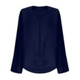 thumbnail image 6 of Dwralegc Women Linen Lightweight Cardigan Shrugs 3/4 Sleeve Casual Cardigan Kimono Shawls Wraps Shirts Summer Fall Loose Lightweight Outwear Navy M, 6 of 6