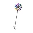 thumbnail image 4 of Escultura de viento, diseño giratorio del receptor de viento, estaca de jardín de muelles de metal, 360 grados de viento para el césped, 4 of 8