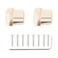 thumbnail image 1 of Riwcyla Front And Rear Axle Housing, Brass Axle Cover Replacement for 1/18 TRX4M Land Rover Defender Rampage Remote Control Car Upgrade Parts, 1 of 6