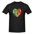 thumbnail image 5 of Fruits And Vegitables Cotton T-Shirt Black Large, 5 of 5