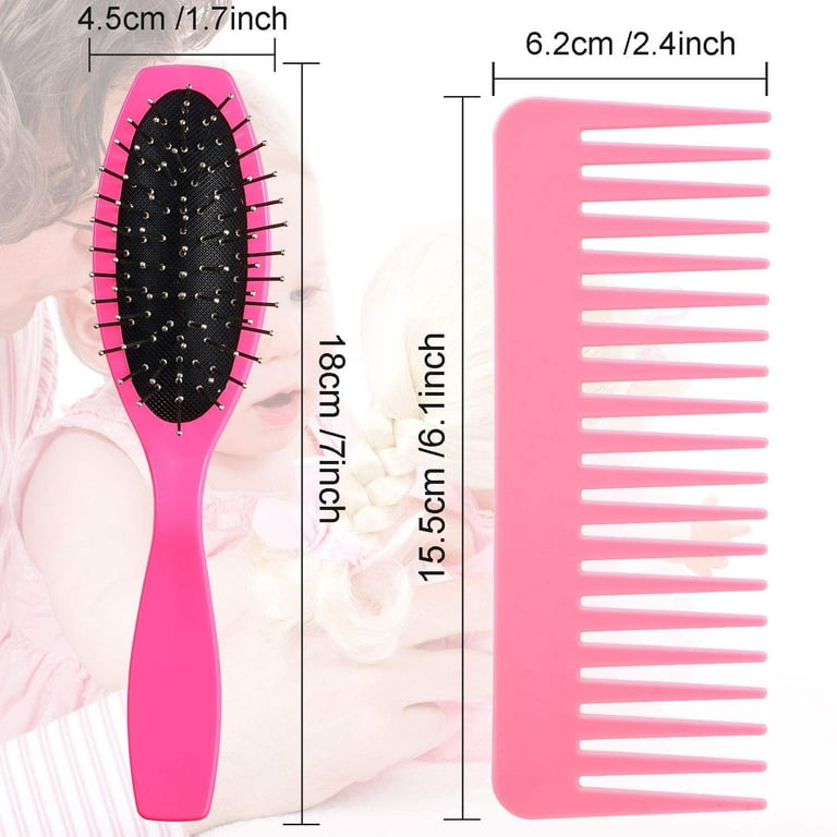 YoungJoy youngjoy 21 pcs doll hair play hair styling accessories hair brush  set pink seriesl doll hair beauty hair care tools compatib