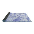 thumbnail image 2 of Ahgly Company Indoor Square Abstract Blue Modern Area Rugs, 7' Square, 2 of 4