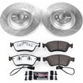 thumbnail image 3 of PowerStop Front Z26 Street Warrior Carbon-Fiber Ceramic Brake Pad and Drilled and Slotted Rotor Kit Fits: AUDI VOLKSWAGEN Select Models K4570-26, 3 of 9