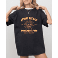 thumbnail image 3 of Halloween Skull Graphic T-Shirt Spooky Island Amusement Park Tee S-4XL, 3 of 6