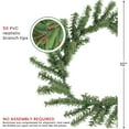 thumbnail image 4 of Northlight 10" Unlit Mini Pine Artificial Christmas Wreath, 4 of 7