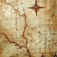 thumbnail image 6 of HAOIT Island Map Tablecloth, Treasure Map on Rustic X The Grunge Spot Nautical Pirates Concept, Dining Room Kitchen Round Table Cover, 6 of 8