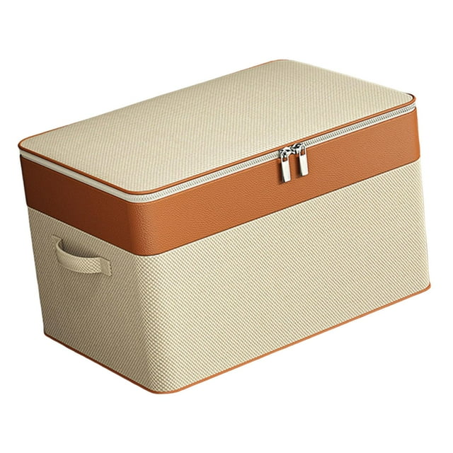 Bolsa de almacenamiento de colchas plegable, organizador de viaje, contenedor de almacenamiento a prueba de polvo 1 Capa 56x36x35cm