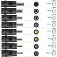 thumbnail image 2 of 96W Universal Laptop Charger with 8 Interchangeable Tips, Output 24V 4A, 3.94ft/120cm Adapters Power Supply Cord, for HP, Dell, Lenovo, 2 of 10