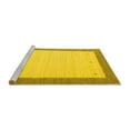thumbnail image 2 of Ahgly Company Machine Washable Indoor Rectangle Solid Yellow Modern Area Rugs, 8' x 12', 2 of 4