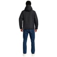 thumbnail image 4 of Weilanxin Men's Puffer Jacket Hooded Sherpa Lined Water Resistant Windproof Insulated Jacket Warm Winter Puffy Coat, 4 of 11