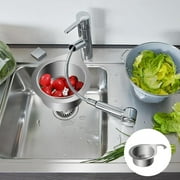 SkyAuks Clearance Stainless Steel Swan Sink Strainer Basket! Hmlai Kitchen Strainer Basket Strainer for Kitchen Food Rack Dish Drainer Gooseneck Design Vegetable Organizer for Kitchen Home Restaurant