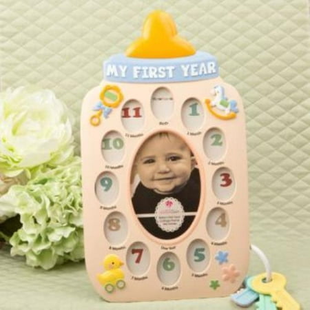 My First year baby Bottle Collage Frame  pack of 6