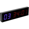 thumbnail image 2 of Gym Timerwith Remote,Gym Timer Interval 6 Gym Timer Countdown Up Stopwatch Top of the Line, 2 of 14