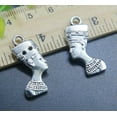 thumbnail image 2 of U8MO 4/10/30X Egypt Nefertiti Queen Alloy Charms Pendants Jewelry Making DIY-4pcs, 2 of 8