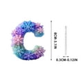 thumbnail image 2 of C Snowflake Series 2D Acrylic Backpack Car Pendant Decoration Ornament Alphabet Design C, 2 of 7