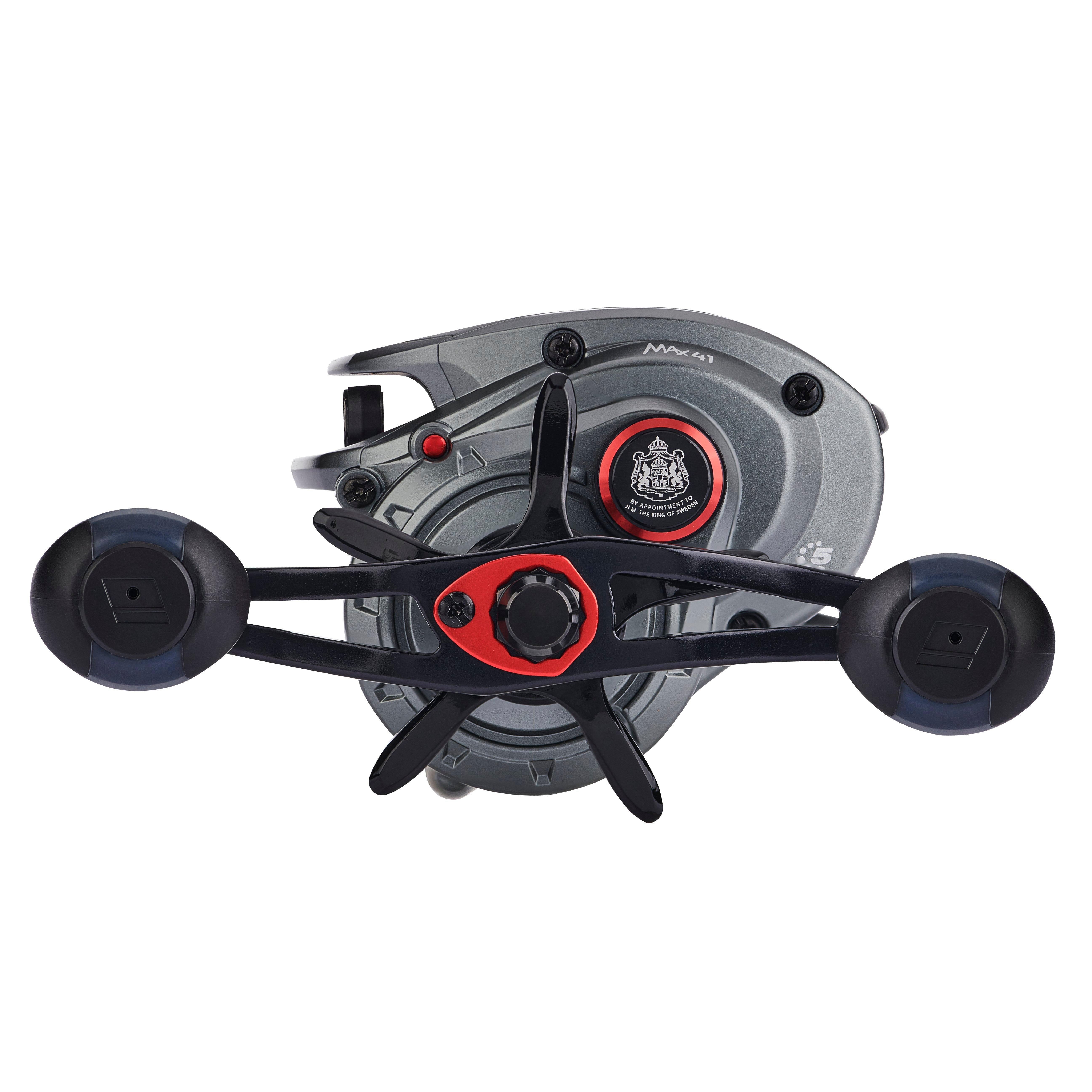 Abu Garcia Max 4 Low Profile Reel, 40LP Size Fishing Reel, Left Hand