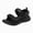 L101-Black, variant on CAUYDY Boys Sports Active Sandals Open Toe Athletic Summer Shoe Adjustable Strap Lightweight Sandals(L101-Green,12)