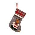 thumbnail image 2 of Guanhe Christmas Stockings Reusable Gift Tote Bags Fabric Santa Claus Snowman Bags Xmas Present Bags for Christmas Party Supplies, 2 of 8