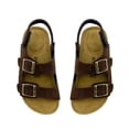 thumbnail image 4 of Toddler Sandals Girls Boys Cork Footbed Sandals Kids Adjustable Buckle Slippers Slip-On Open Toe Indoor Casual Flat Shoes Outdoor, 4 of 6