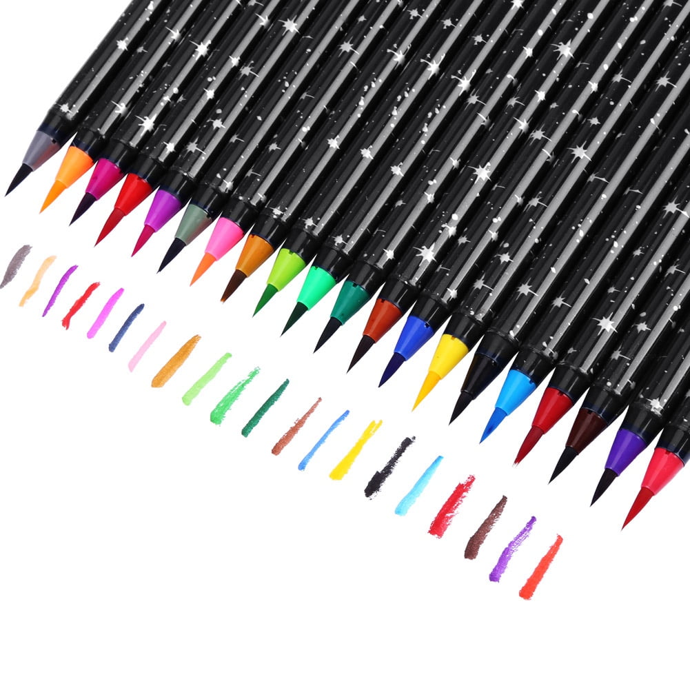 CHICIRIS watercolor set,20 Colors Watercolor Brush Pens Drawing Painting Sketching Marker Pen Set Student Art Supply , watercolor pens set