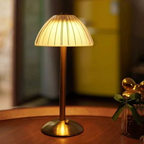 Cordless LED Desk Lamp, Battery-Powered Desk Lamp, Dimmable LED Desk Lamp - Living Room, Bedroom Bedside Lamp, 3 Light Colors