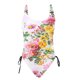 thumbnail image 4 of Tops de Bikini para las Mujeres Patrón Multicolor Impresión Trasera Recorte Sling Traje de Baño, Traje de Baño de Pieza Modesta, 4 of 6