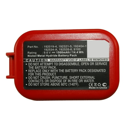 

Synergy Digital Power Tool Battery Compatible with Makita 192404-1 Power Tool (Ni-MH 9.6V 1500mAh) Ultra High Capacity Replacement for Makita Battery