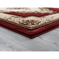 thumbnail image 3 of United Weavers Drachma Patras Traditional Medallion Runner Rug, Burgundy, 2'7" x 7'4", 3 of 5