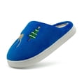 thumbnail image 6 of HNMKIU Boys Winter Slippers Indoor Shoes for Kids Cozy Warm Soft Children's Casual Comfortable Home Footwear Christmas Slippers for 2-12 Years Dark Blue,8-9 Years, 6 of 6