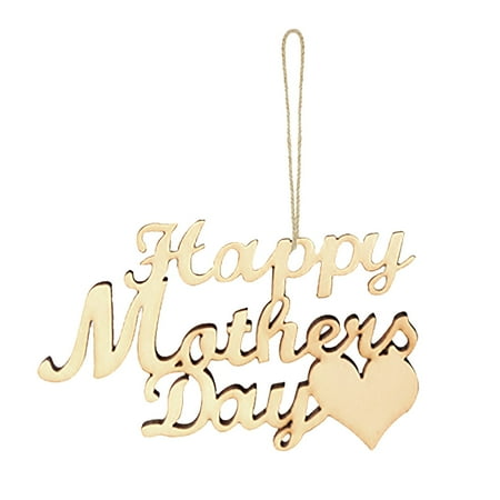 

Veki Day Gift Pendant Decoration Gift Pendant Pendant Warm Mother s Mother s Decorative Hollow Day Listing Wooden Pendant Hangs Mirro Balls
