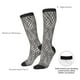 thumbnail image 4 of Balery Black White Stripes Calcetines novedosos Calcetines deportivos Calcetines hasta la rodilla Calcetines de algodón Calcetines originales y geniales, 4 of 6