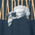 thumbnail image 3 of Marilyn Monroe - Simple Marilyn - Women's Lightweight French Terry Long Sleeve Shirt, 3 of 5