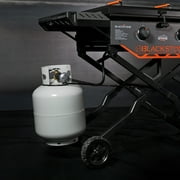 Blackstone Adventure Ready Outdoor Griddle, 2-Burner 28 Propane Flat Top Grill with Flex-fold Legs, Gray