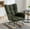 Dark Green, variant on Rocking Chair Nursery,Teddy Upholstered Glider Rocker with High Backrest,Modern Rocking Accent Chairs Glider Recliner for Living Room, Nursery, Bedroom,White