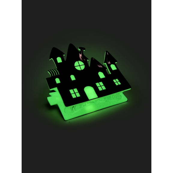 Way To Celebrate Haunted House Acrylic Hair Claw, Black