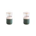 thumbnail image 1 of Injueey Fiambrera de apariencia elegante para almacenamiento de cocina con estilo, almacenamiento conveniente, fiambrera aislada, fiambrera vacío azul verde 1 acero inoxidable 2Conjunto, 1 of 6