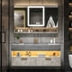 thumbnail image 5 of Bathroom Furniture Solid Wood Cabinet With Sink Wash Basin With And Mirror Vanity Toilet Simple Modern Washbasin Light Luxury Sl My Lux Decor Round, 5 of 6