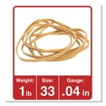 thumbnail image 3 of Universal UNV00133 0.04 in. Gauge Size 33 Rubber Bands - Beige (640/Pack), 3 of 4
