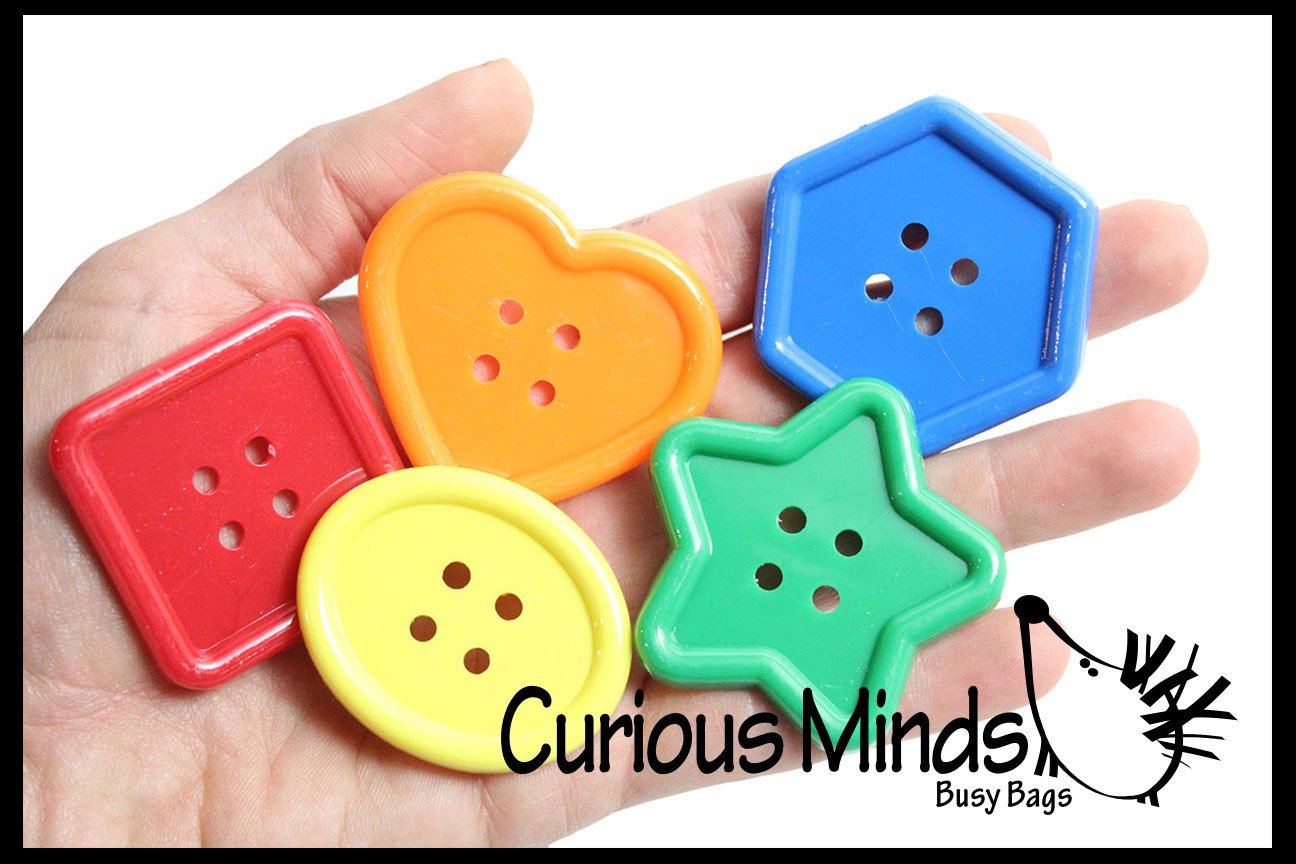 diameter 3 cm Pair of bubble buttons plastic material
