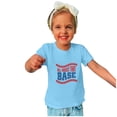 thumbnail image 1 of HVOBBTY T-Shirt Classique à Manches Courtes Décontracté pour Tout-Petits, T-Shirt Graphique à Manches Courtes Col Rond Crop Top pour Filles et Garçons de 3 à 14 Ans T-Shirt Bleu Clair, 160, 1 of 4